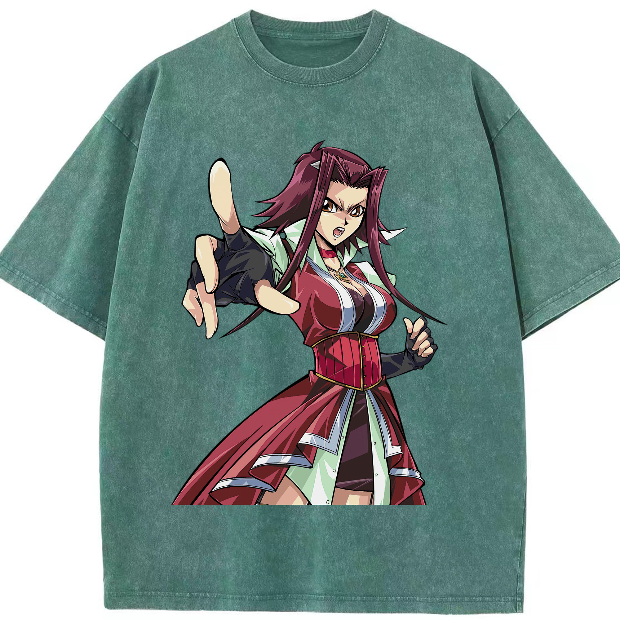 （画像用） 遊☆戯☆王 Yu-Gi-Oh! 綿100% ヴィンテージ風 半袖Tシャツ（フロントプリント）